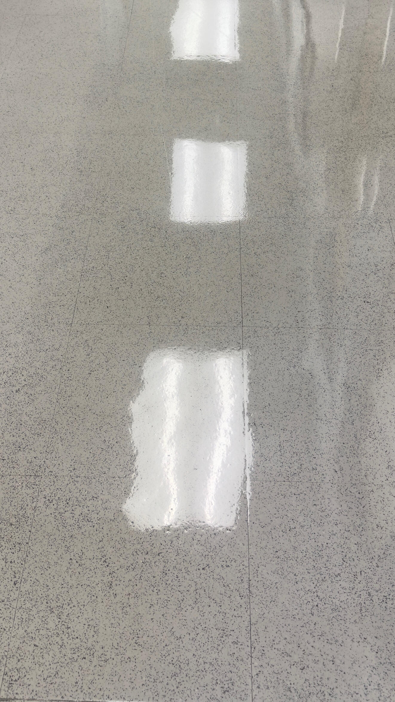Polished commercial hallway floor after professional janitorial cleaning in Sumter South Carolina